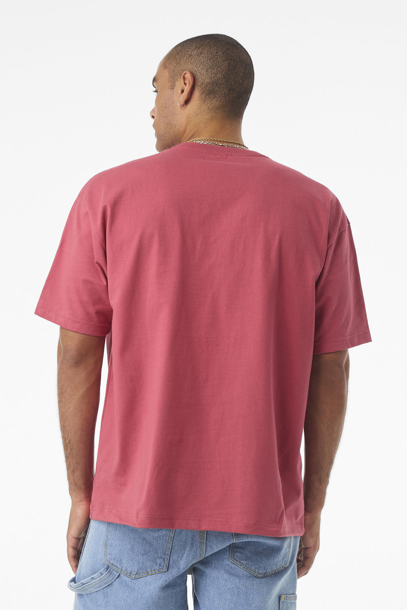 BELLA+CANVAS Unisex 7.5-Ounce Heavyweight Tee - Vintage Red