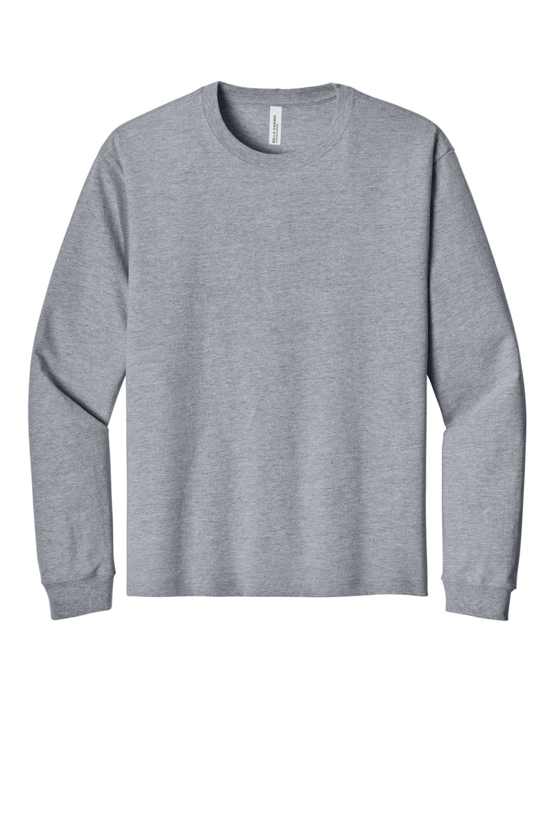 BELLA+CANVAS Unisex 7.5-Ounce Heavyweight Long Sleeve Tee - Athletic Heather