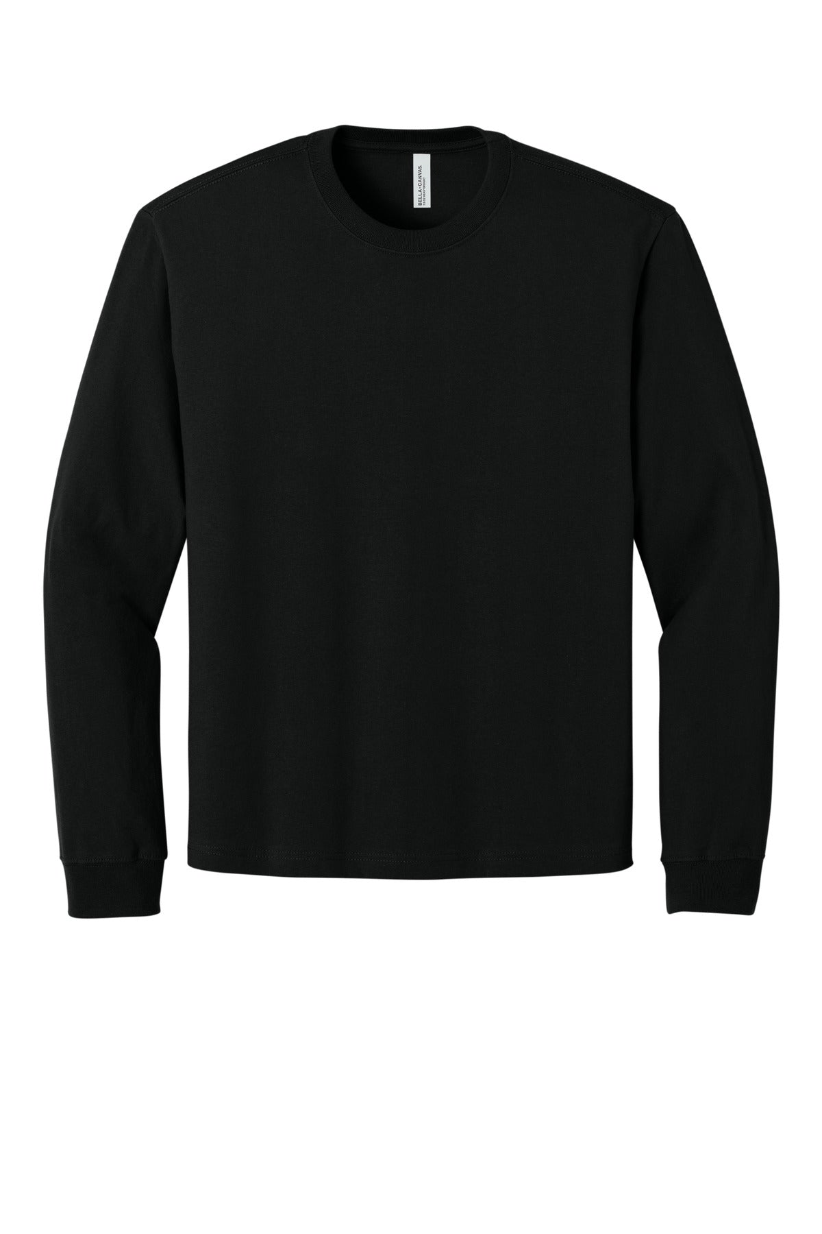 BELLA+CANVAS Unisex 7.5-Ounce Heavyweight Long Sleeve Tee - Black