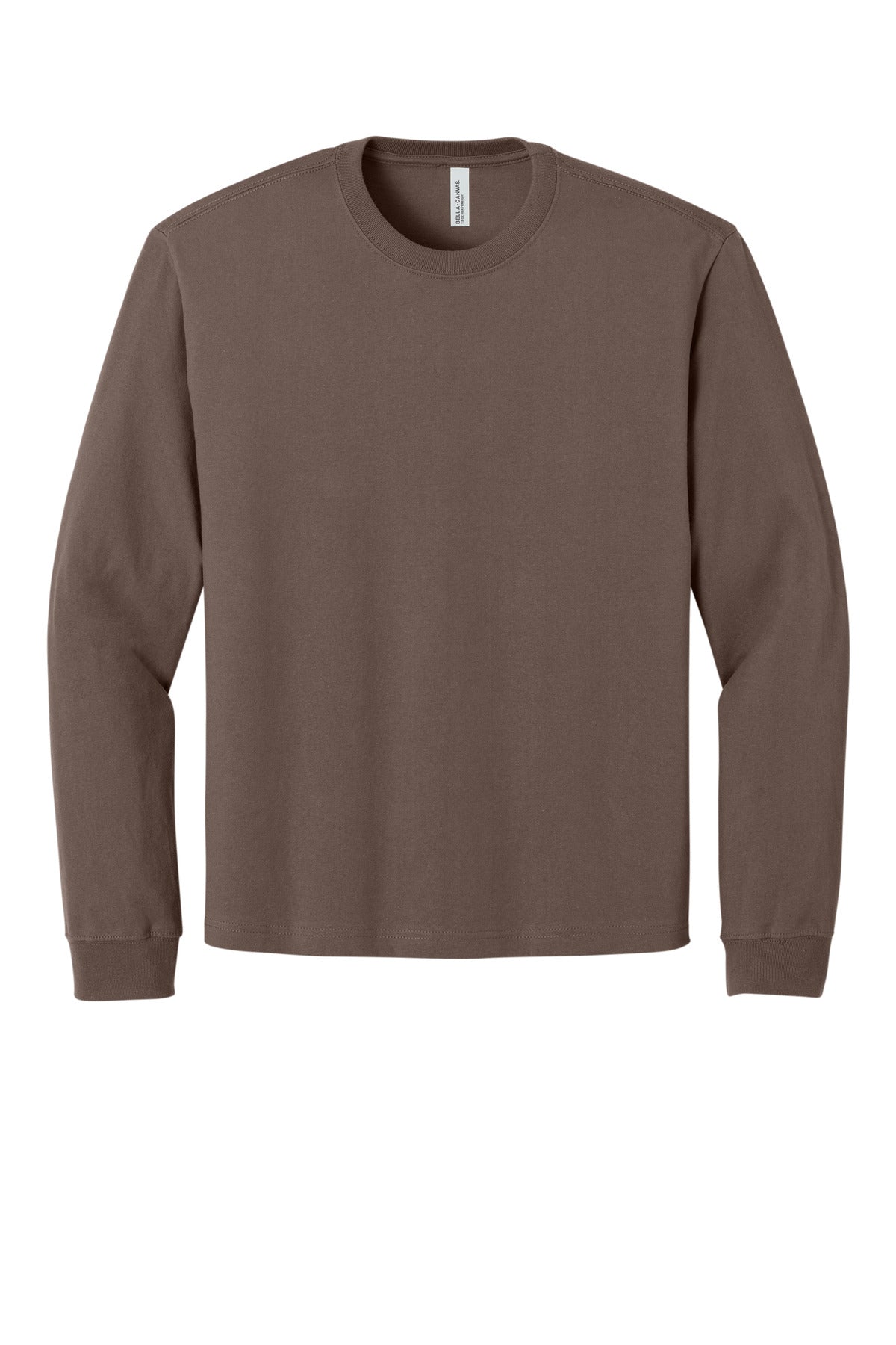 BELLA+CANVAS Unisex 7.5-Ounce Heavyweight Long Sleeve Tee - Cocoa