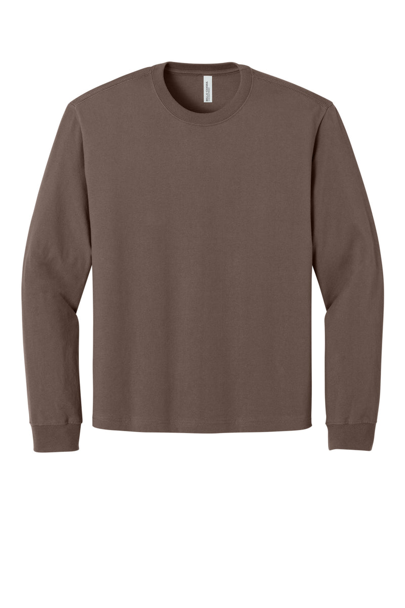 BELLA+CANVAS Unisex 7.5-Ounce Heavyweight Long Sleeve Tee - Cocoa