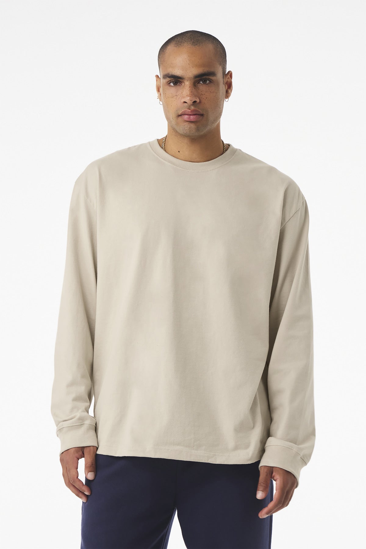 BELLA+CANVAS Unisex 7.5-Ounce Heavyweight Long Sleeve Tee - Dust