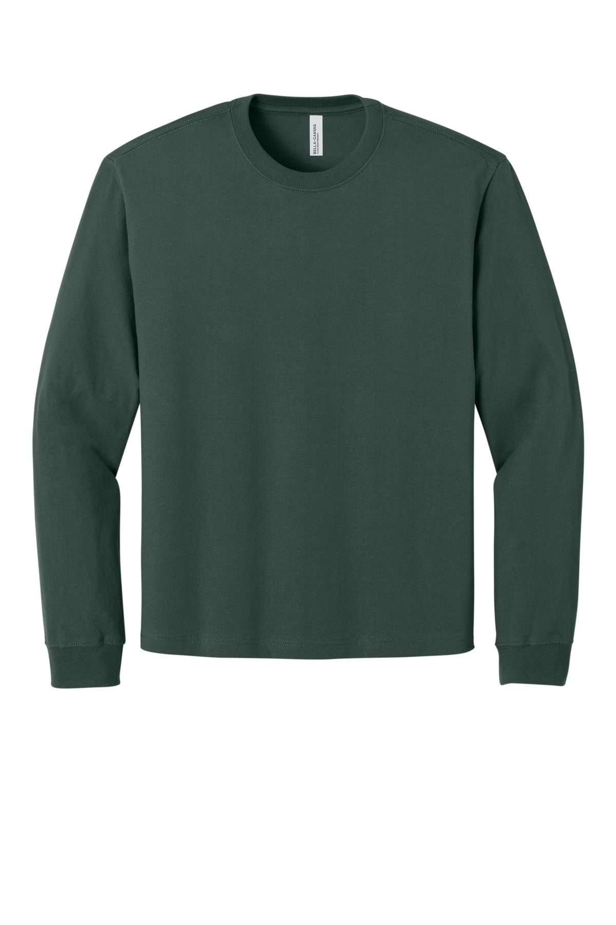 BELLA+CANVAS Unisex 7.5-Ounce Heavyweight Long Sleeve Tee - Hunter Green