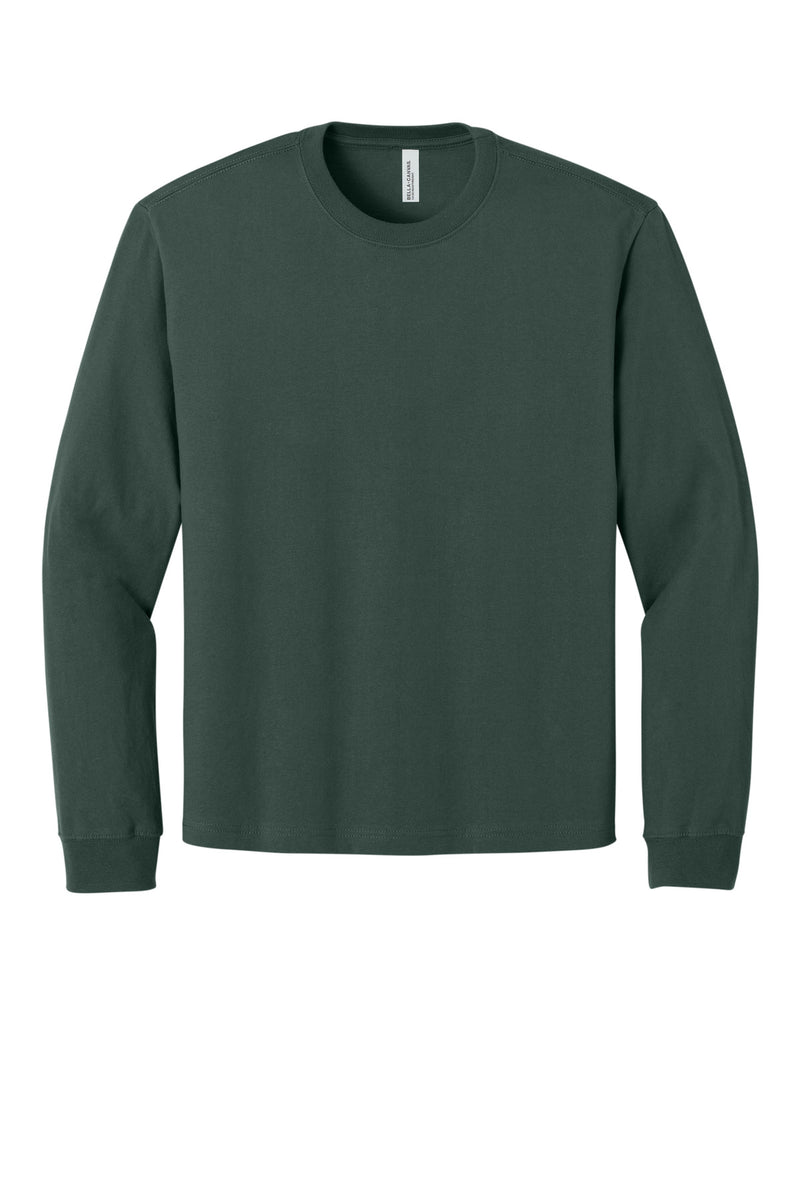 BELLA+CANVAS Unisex 7.5-Ounce Heavyweight Long Sleeve Tee - Hunter Green