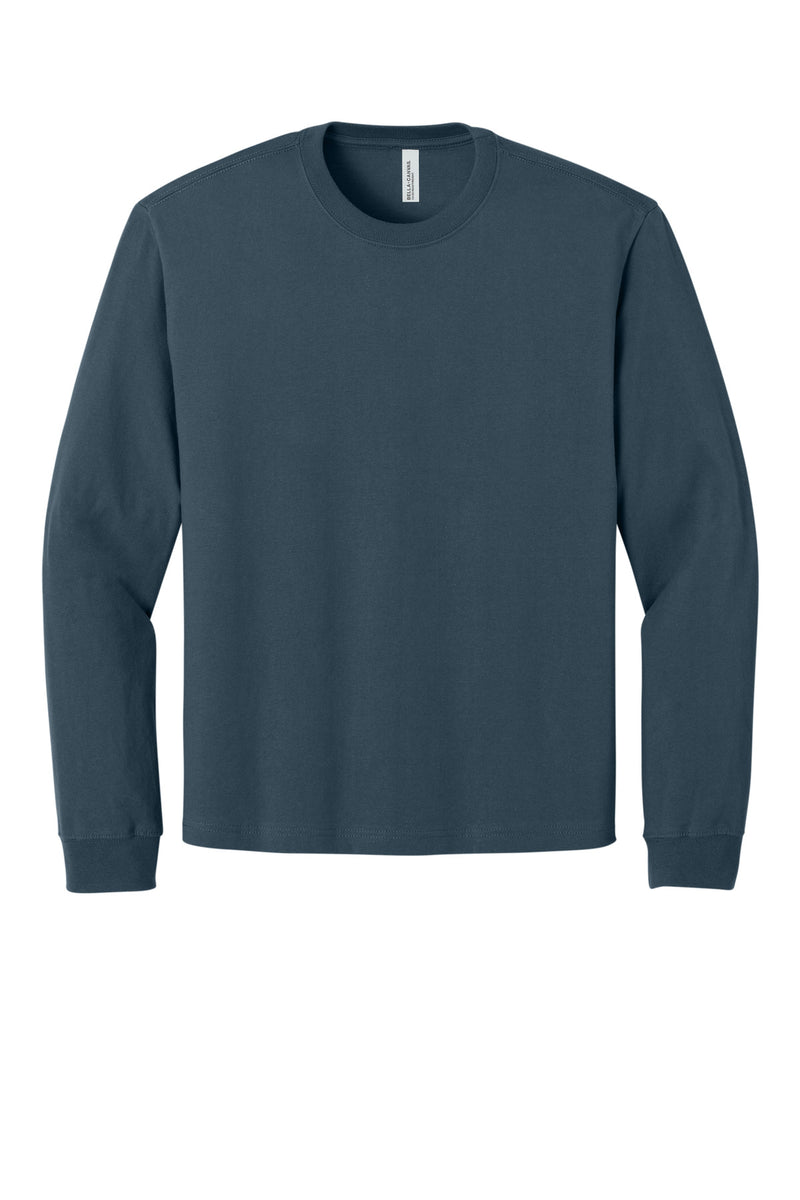 BELLA+CANVAS Unisex 7.5-Ounce Heavyweight Long Sleeve Tee - Vintage Navy