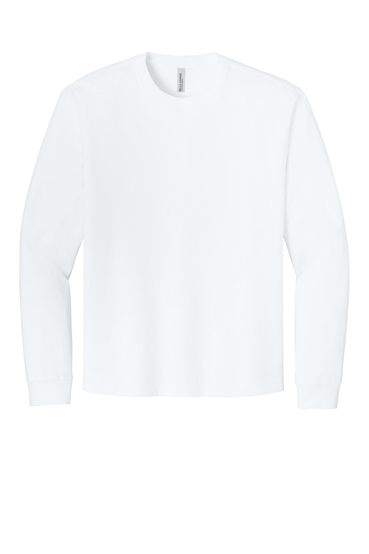 BELLA+CANVAS Unisex 7.5-Ounce Heavyweight Long Sleeve Tee - White