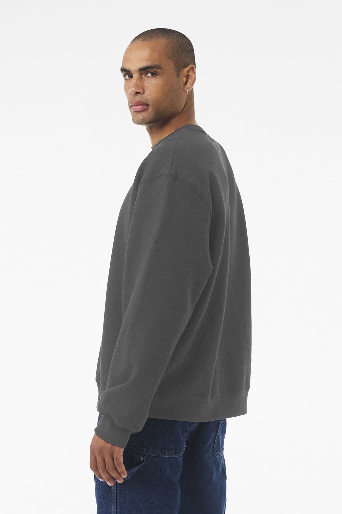 BELLA+CANVAS Unisex 10-Ounce Heavyweight Crewneck Sweatshirt - Asphalt