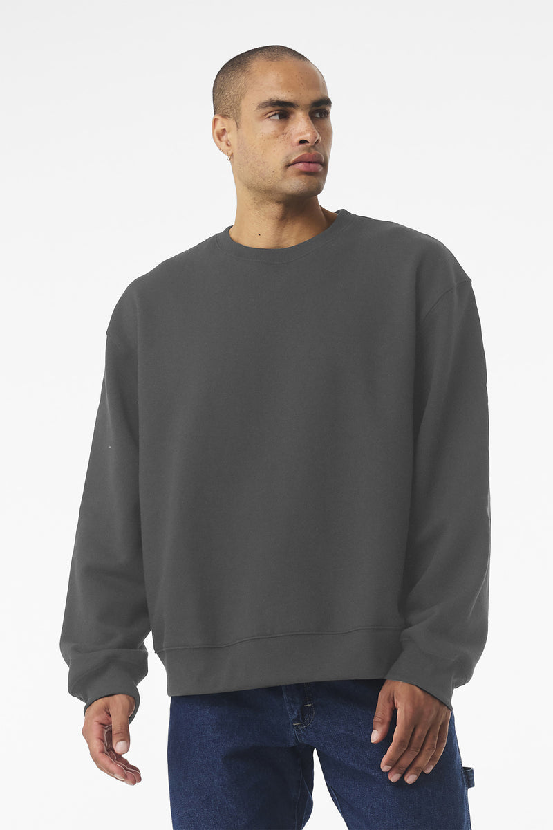 BELLA+CANVAS Unisex 10-Ounce Heavyweight Crewneck Sweatshirt - Asphalt