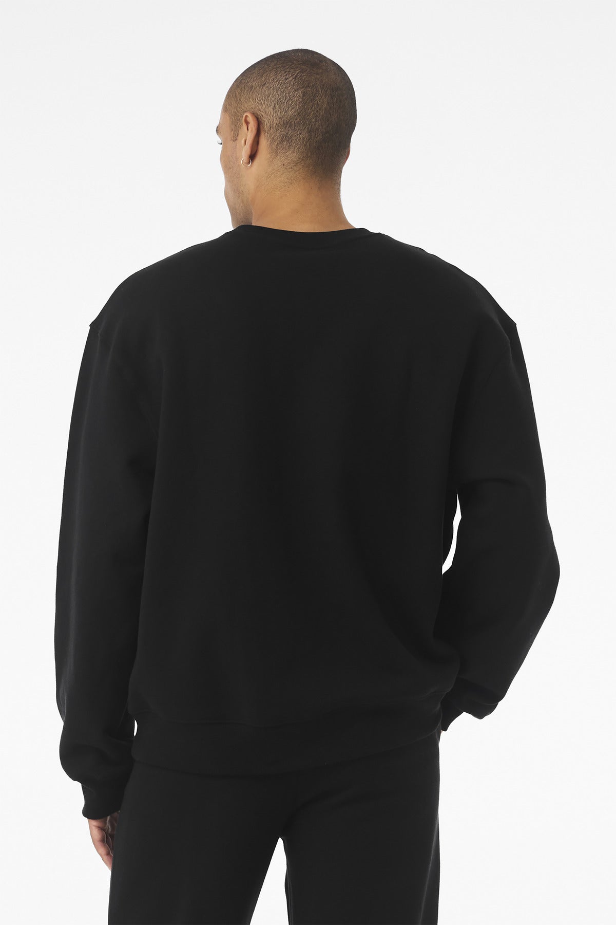 BELLA+CANVAS Unisex 10-Ounce Heavyweight Crewneck Sweatshirt - Black