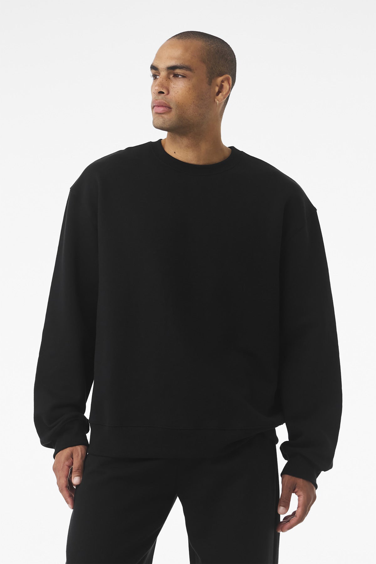 BELLA+CANVAS Unisex 10-Ounce Heavyweight Crewneck Sweatshirt - Black