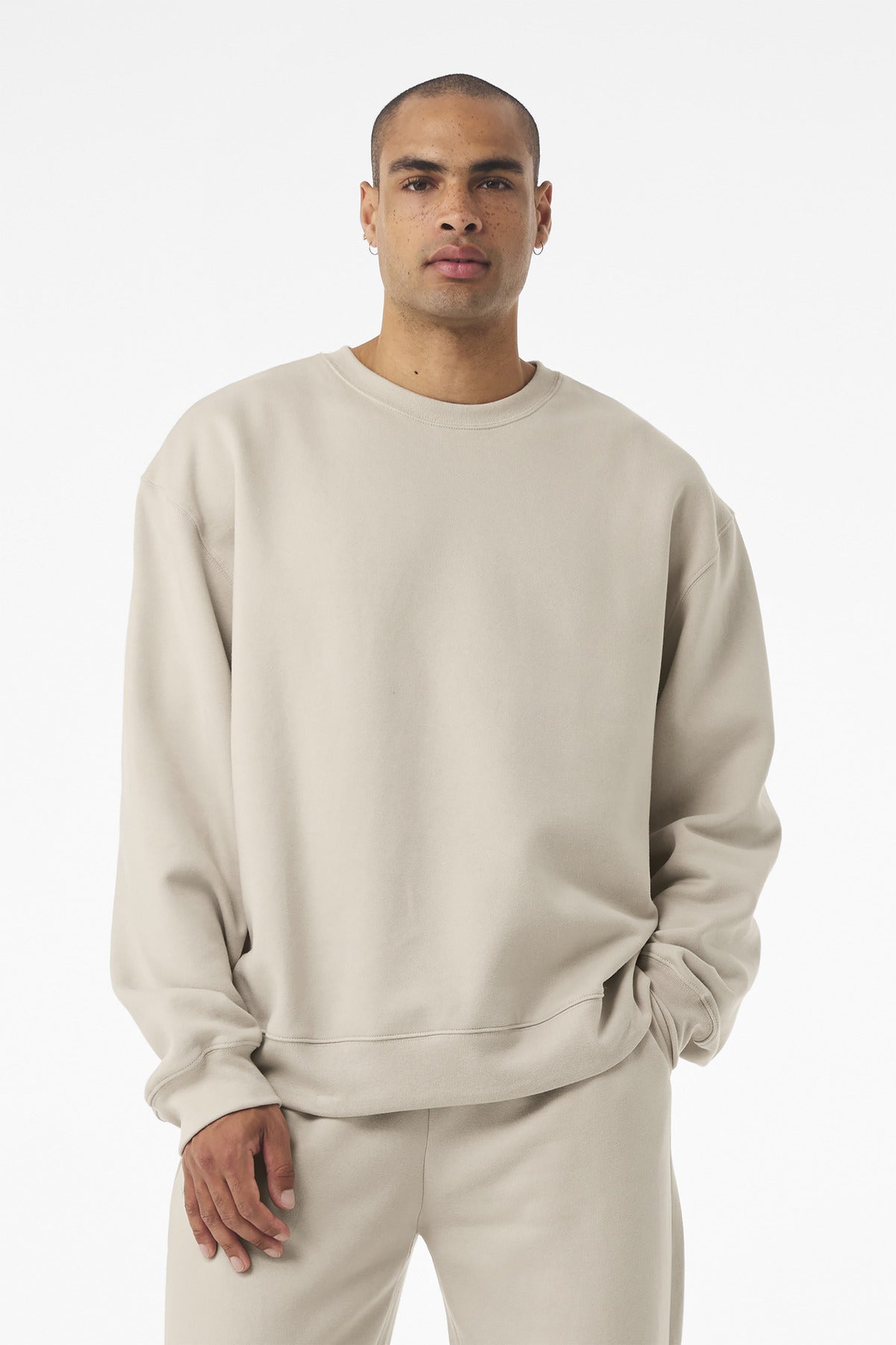 BELLA+CANVAS Unisex 10-Ounce Heavyweight Crewneck Sweatshirt - Dust