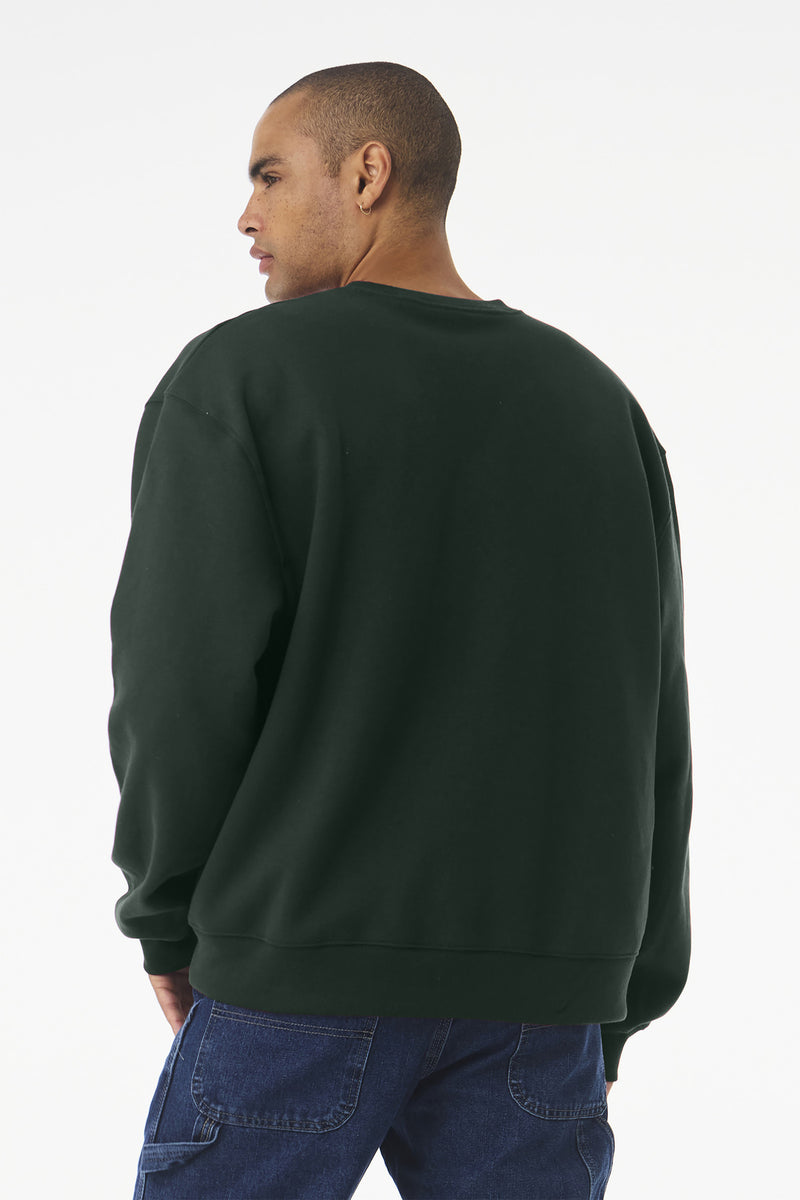 BELLA+CANVAS Unisex 10-Ounce Heavyweight Crewneck Sweatshirt - Forest