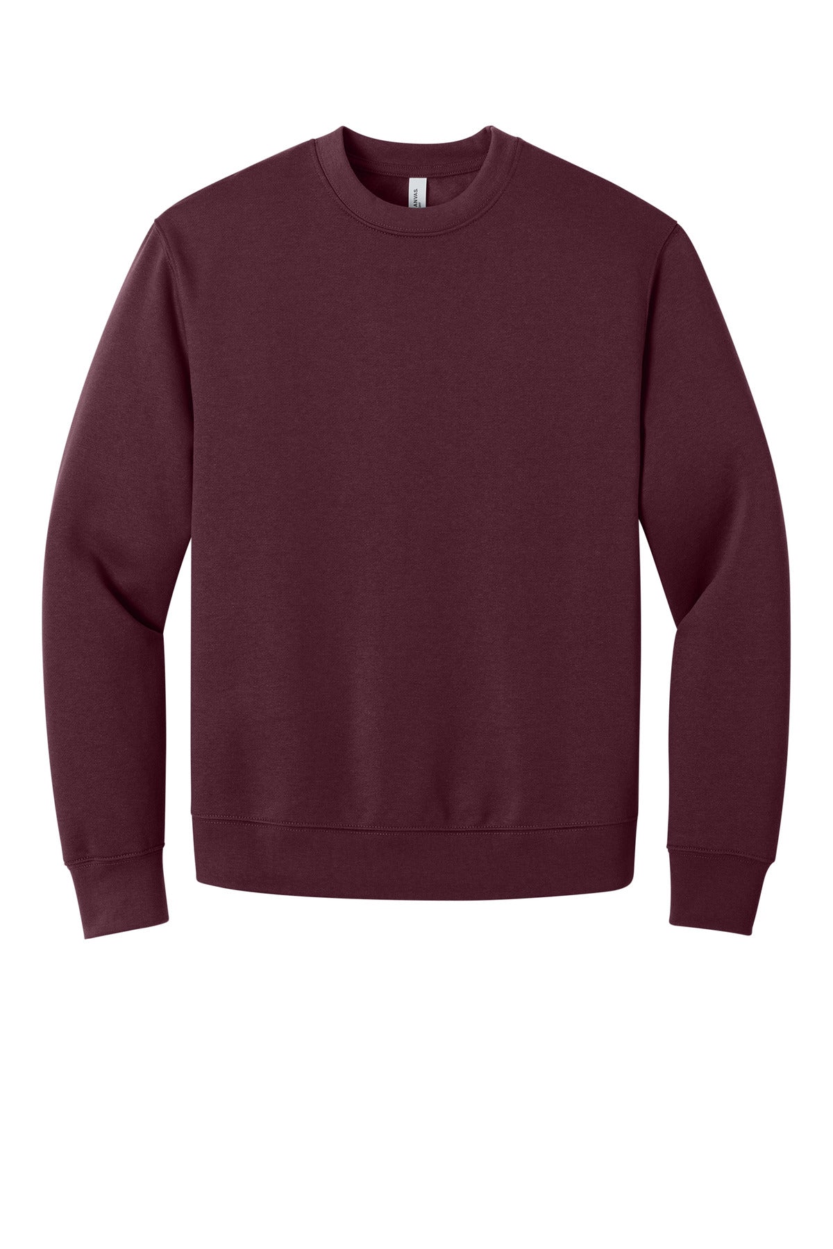 BELLA+CANVAS Unisex 10-Ounce Heavyweight Crewneck Sweatshirt - Maroon