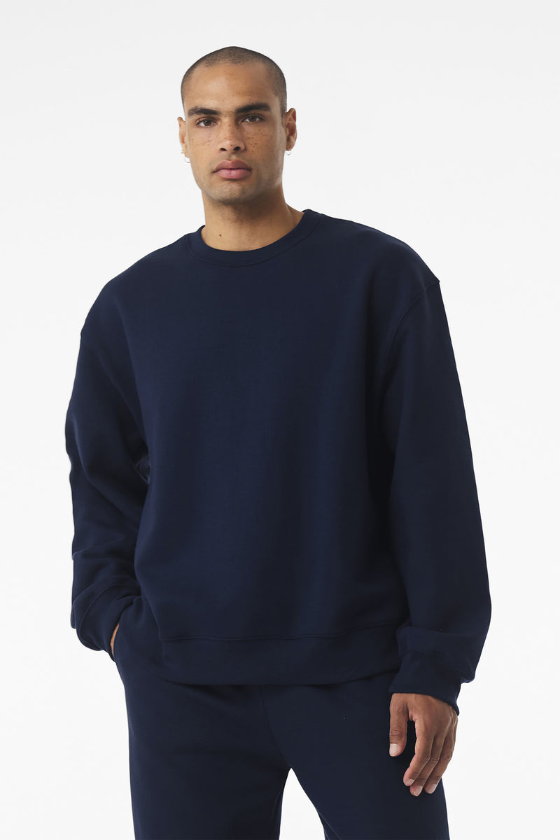 BELLA+CANVAS Unisex 10-Ounce Heavyweight Crewneck Sweatshirt - Navy