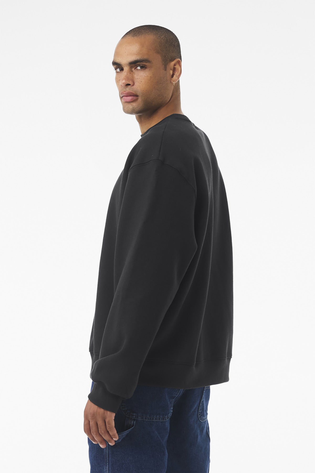 BELLA+CANVAS Unisex 10-Ounce Heavyweight Crewneck Sweatshirt - Vintage Black