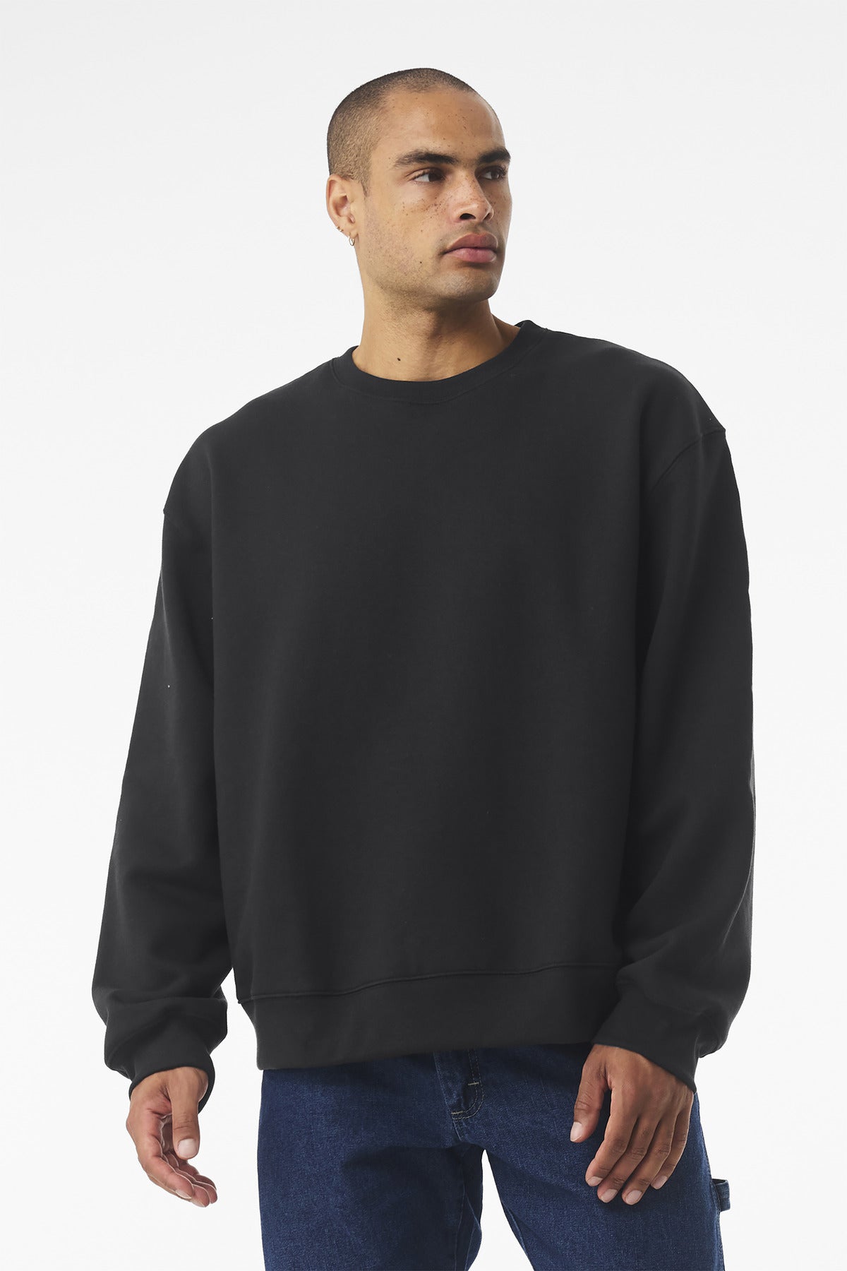 BELLA+CANVAS Unisex 10-Ounce Heavyweight Crewneck Sweatshirt - Vintage Black