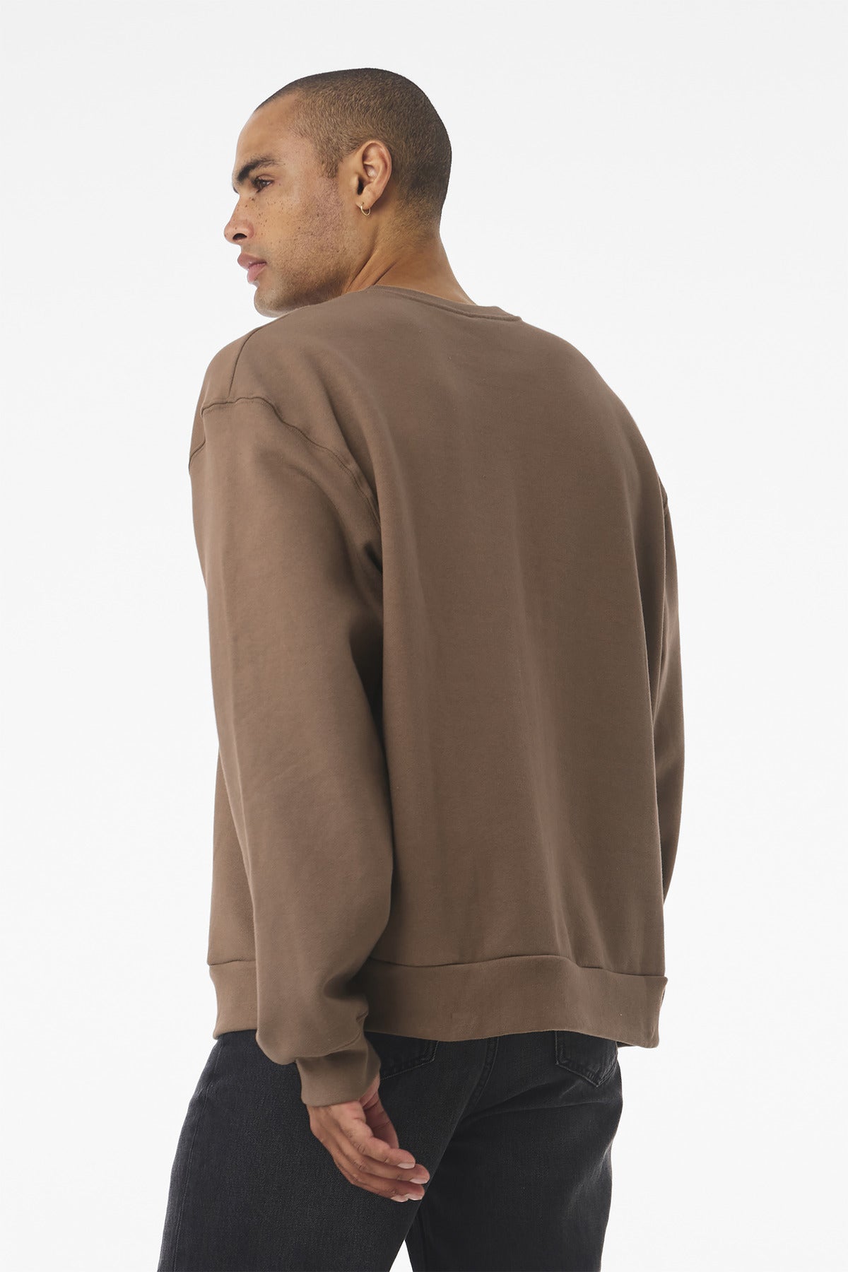 BELLA+CANVAS Unisex 10-Ounce Heavyweight Crewneck Sweatshirt - Vintage Brown