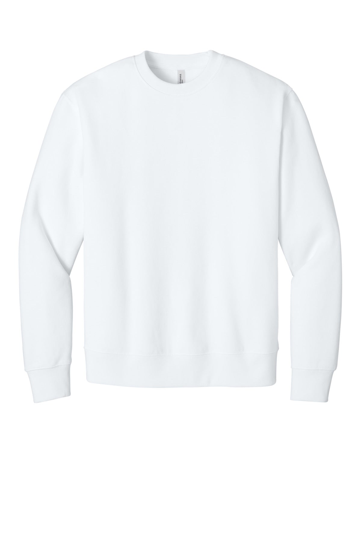 BELLA+CANVAS Unisex 10-Ounce Heavyweight Crewneck Sweatshirt - White