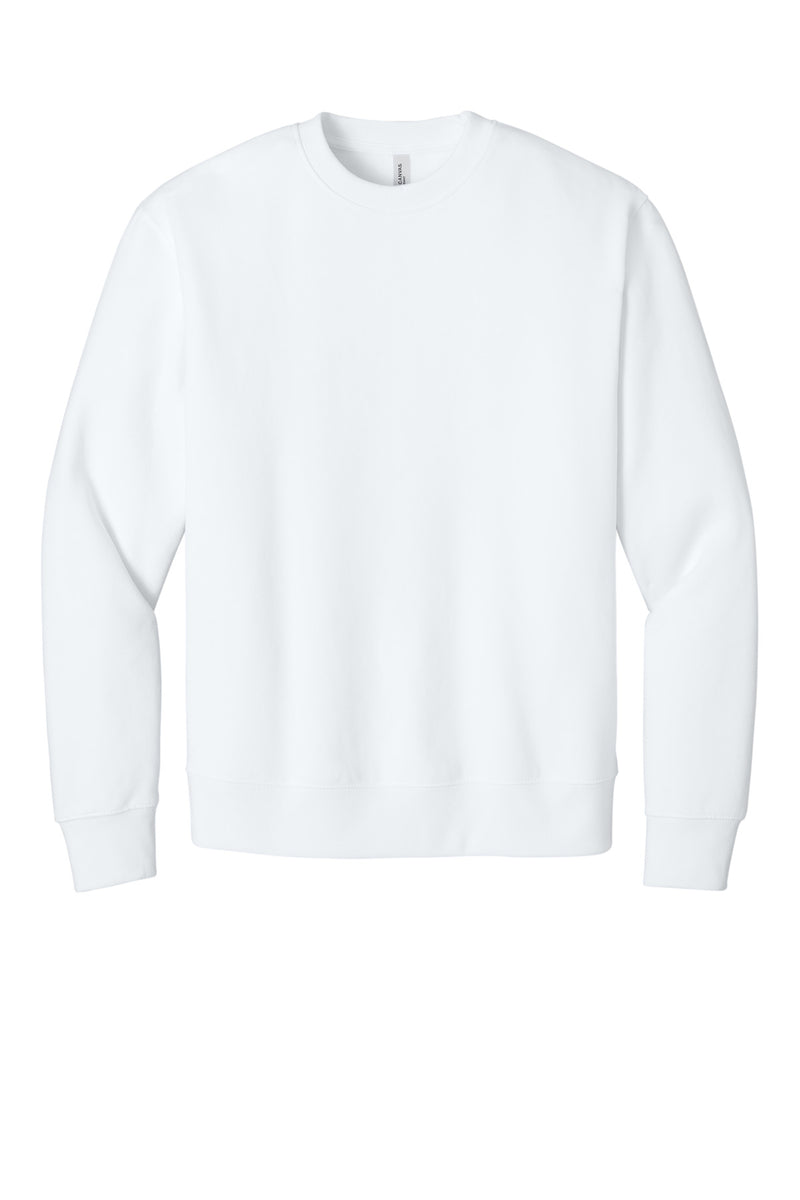 BELLA+CANVAS Unisex 10-Ounce Heavyweight Crewneck Sweatshirt - White