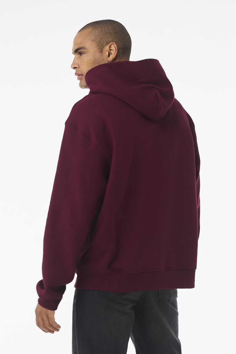 BELLA+CANVAS Unisex 10-Ounce Heavyweight Pullover Hoodie - Maroon