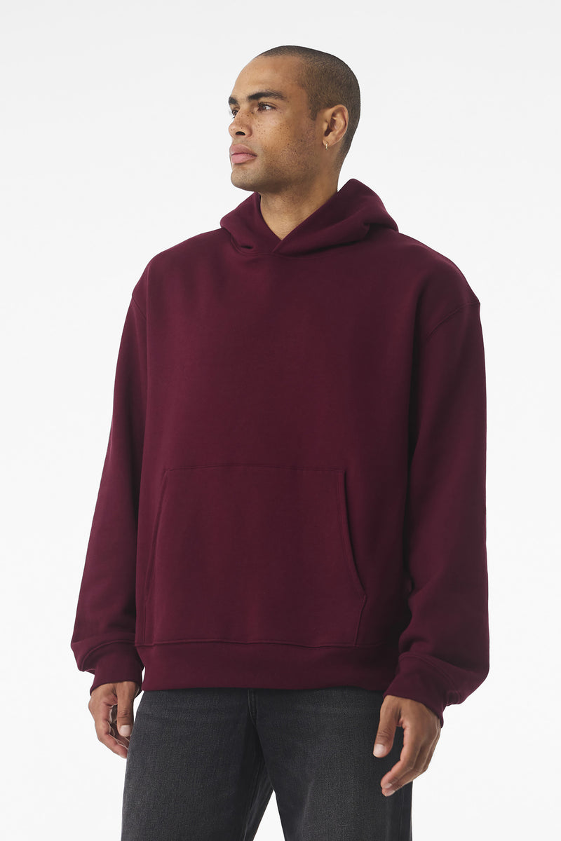 BELLA+CANVAS Unisex 10-Ounce Heavyweight Pullover Hoodie - Maroon