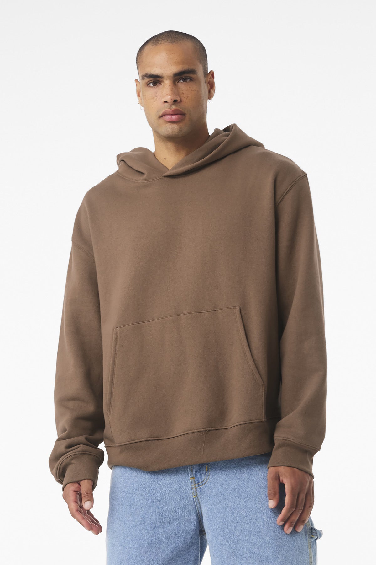 BELLA+CANVAS Unisex 10-Ounce Heavyweight Pullover Hoodie - Vintage Brown