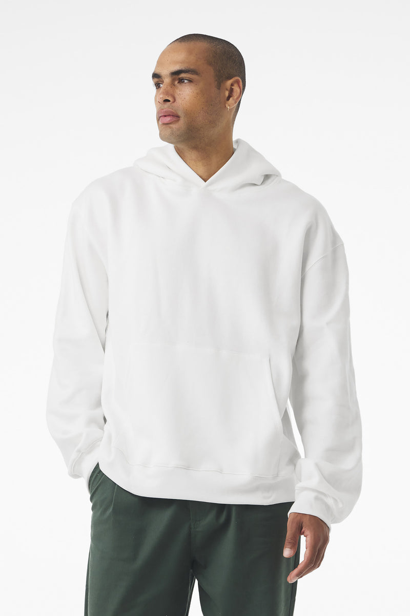BELLA+CANVAS Unisex 10-Ounce Heavyweight Pullover Hoodie - White