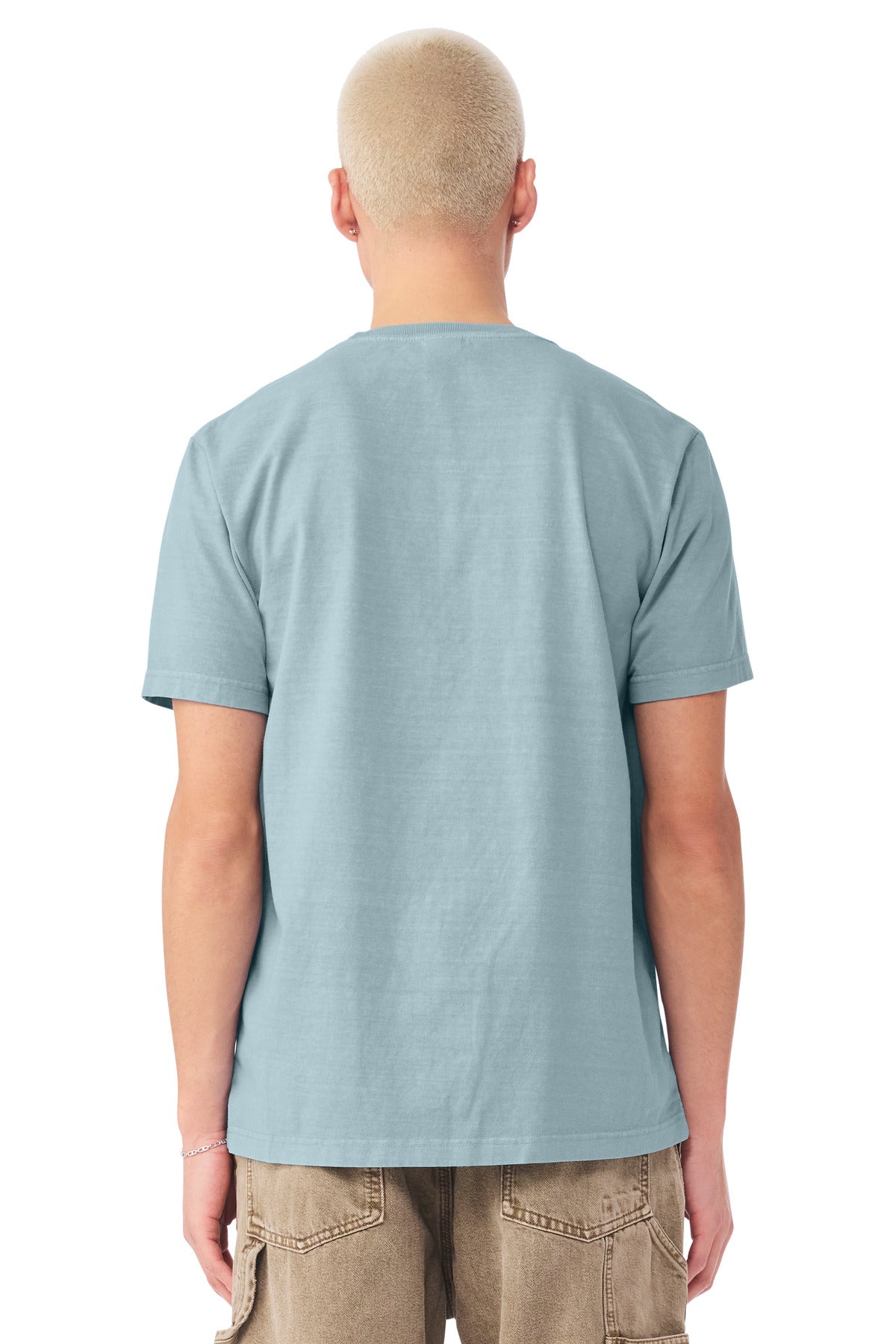 BELLA+CANVAS Unisex Heavyweight Garment-Dyed Tee - Light Washed Denim