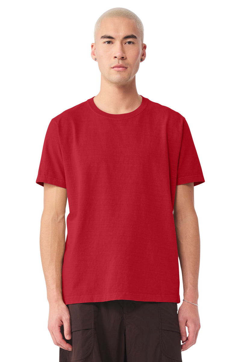 BELLA+CANVAS Unisex Heavyweight Garment-Dyed Tee - Pop Red