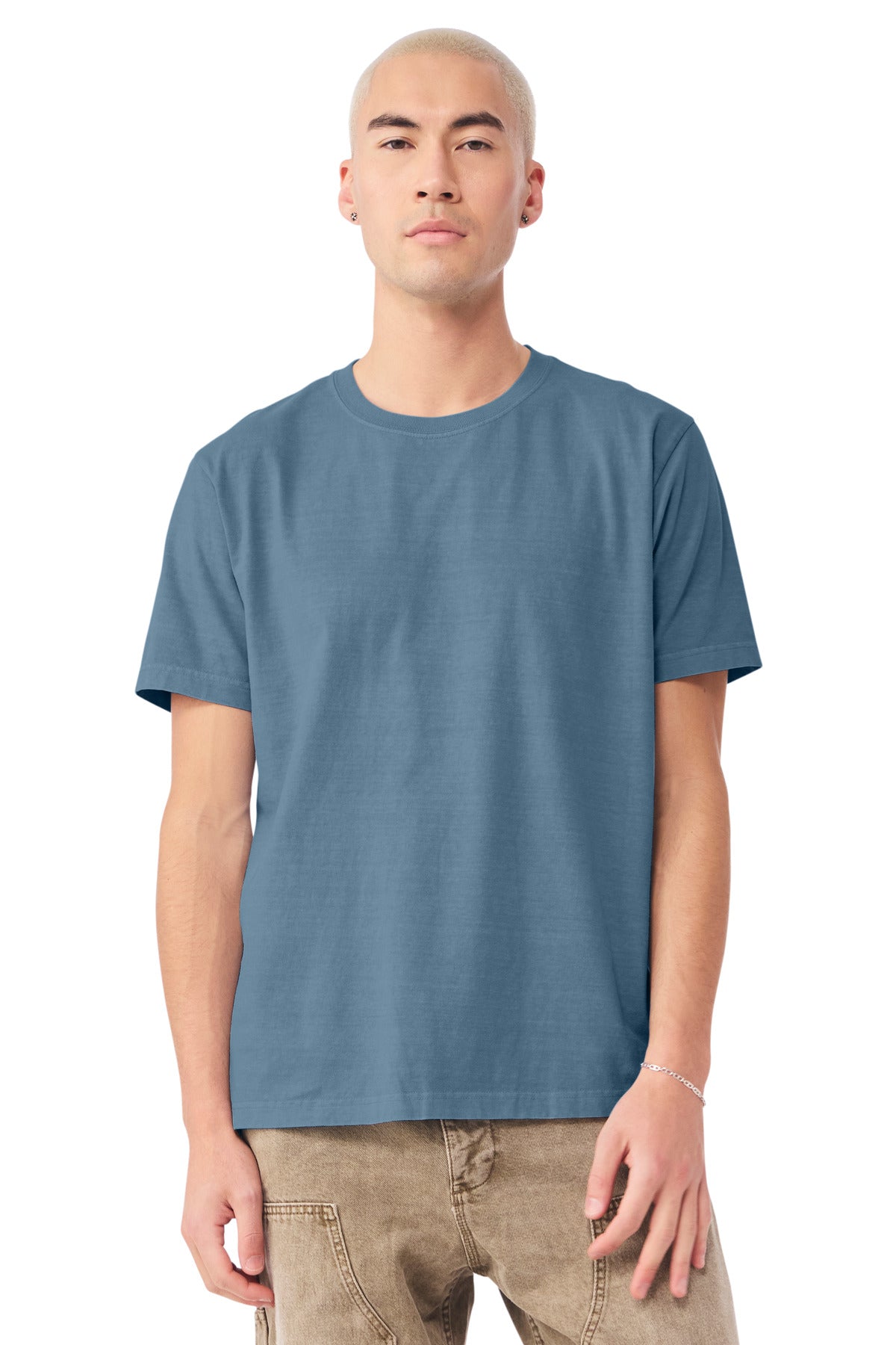 BELLA+CANVAS Unisex Heavyweight Garment-Dyed Tee - Washed Denim