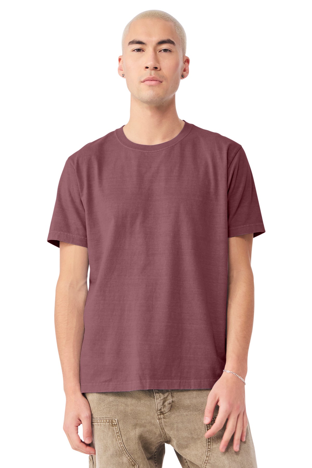 BELLA+CANVAS Unisex Heavyweight Garment-Dyed Tee - Washed Maroon