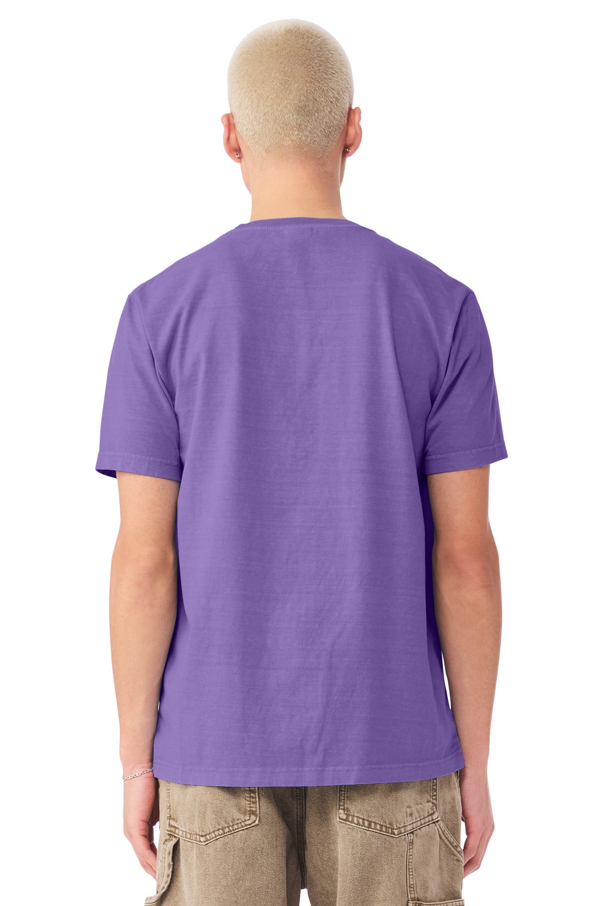 BELLA+CANVAS Unisex Heavyweight Garment-Dyed Tee - Washed Purple