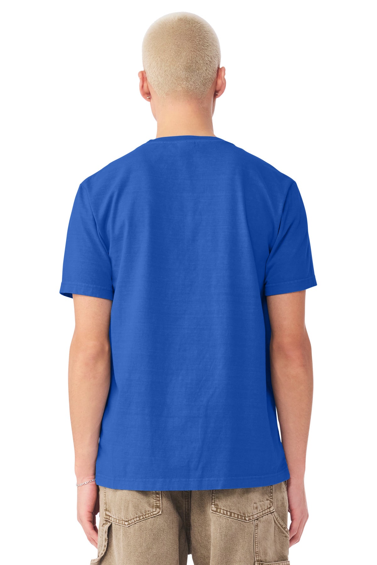 BELLA+CANVAS Unisex Heavyweight Garment-Dyed Tee - Washed Royal Blue
