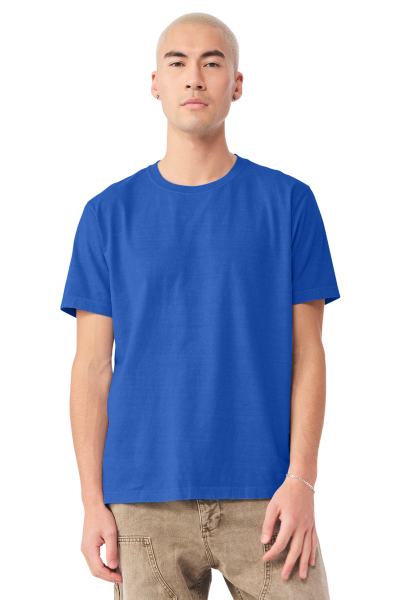 BELLA+CANVAS Unisex Heavyweight Garment-Dyed Tee - Washed Royal Blue