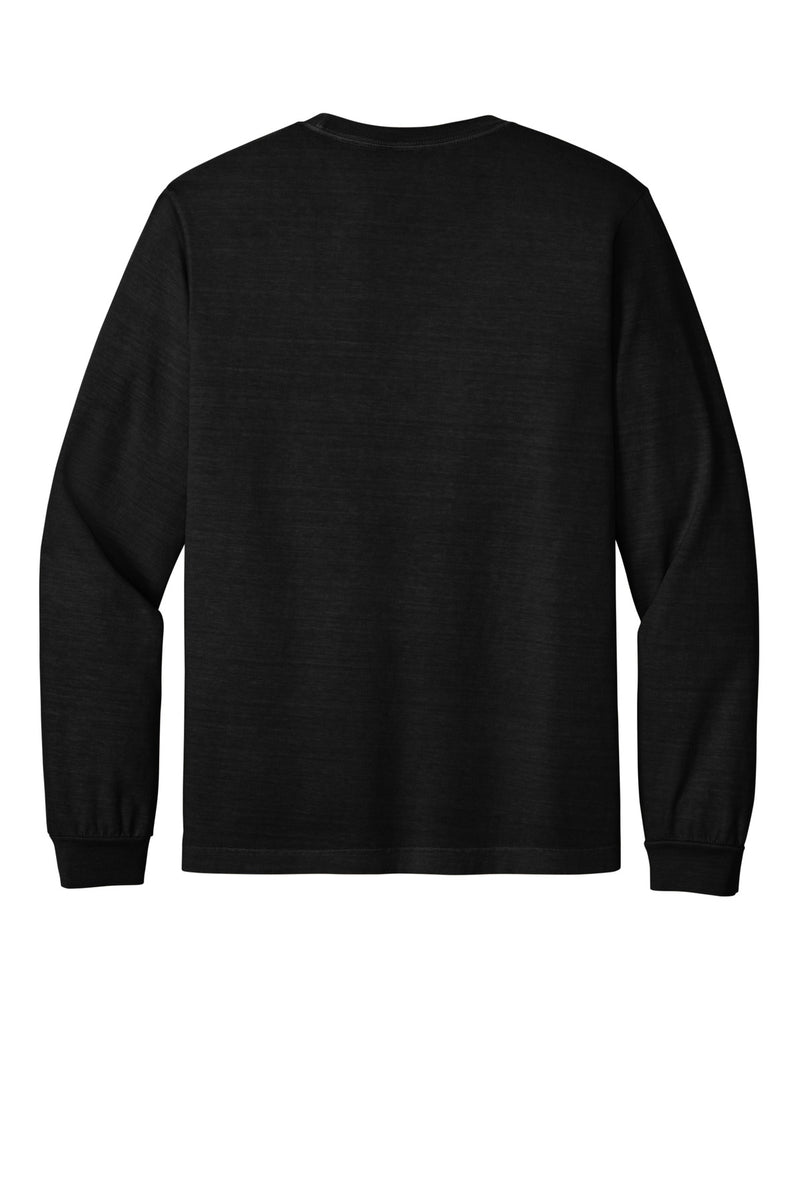BELLA+CANVAS Unisex Heavyweight Garment-Dyed Long Sleeve Tee - Black