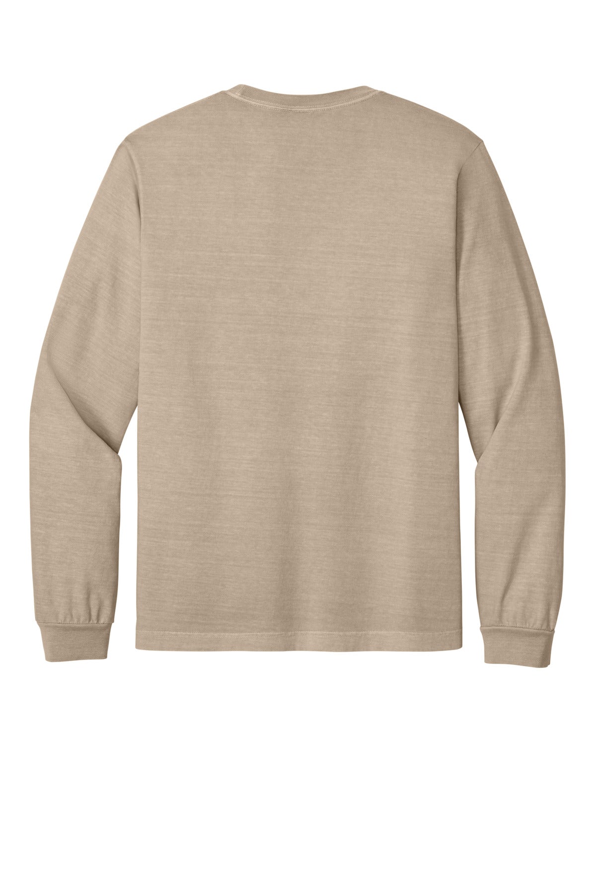 BELLA+CANVAS Unisex Heavyweight Garment-Dyed Long Sleeve Tee - Khaki