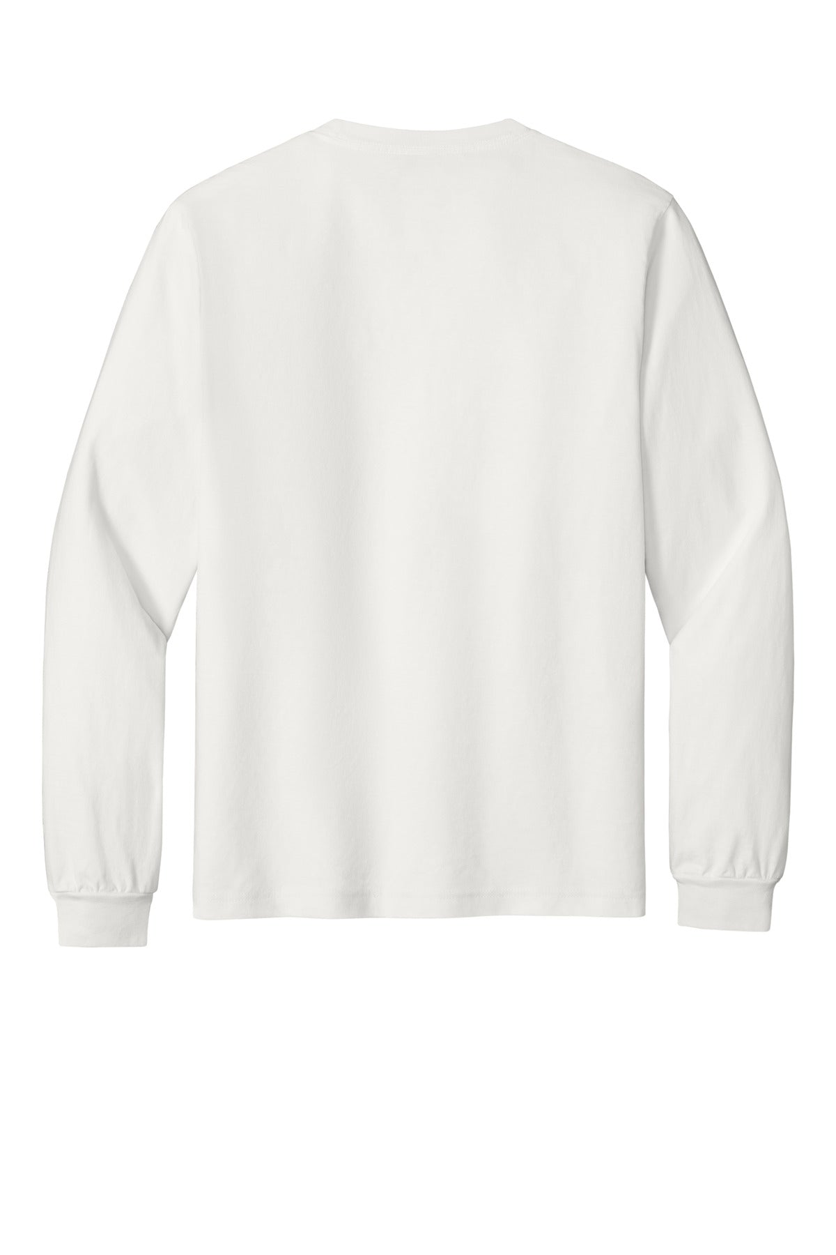 BELLA+CANVAS Unisex Heavyweight Garment-Dyed Long Sleeve Tee - Vintage White