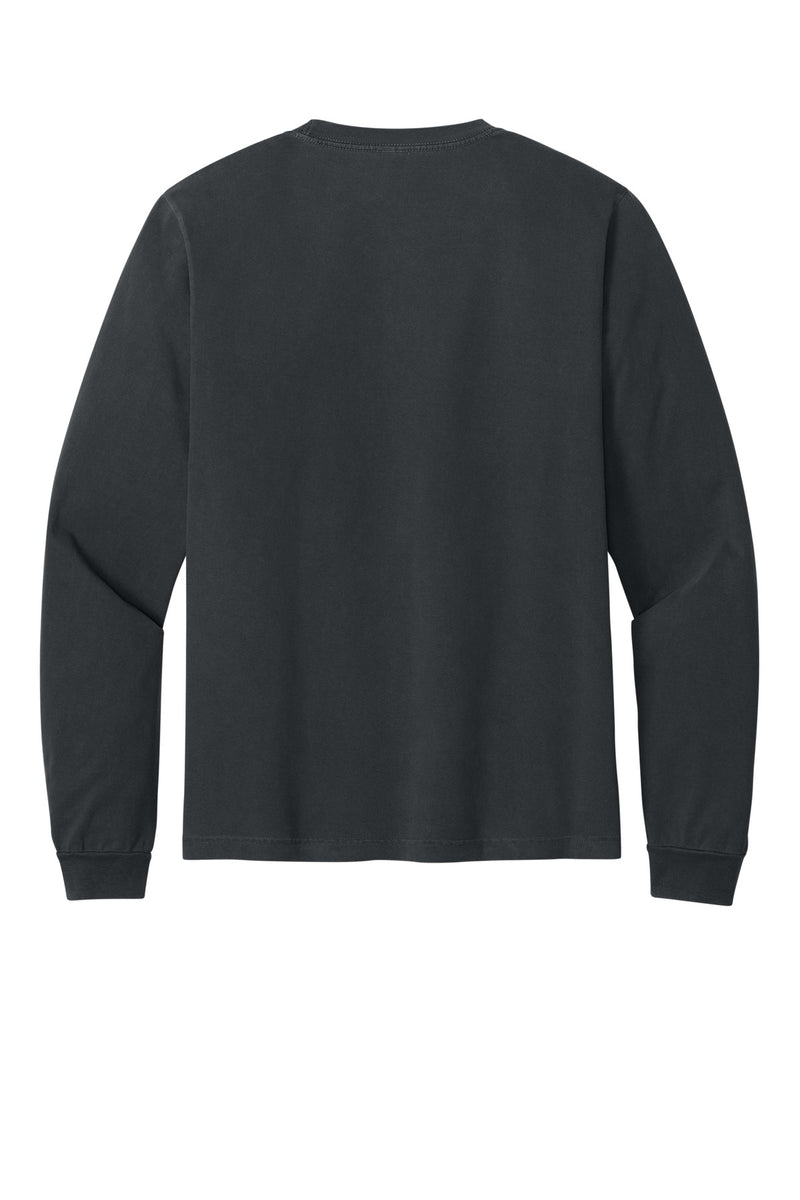 BELLA+CANVAS Unisex Heavyweight Garment-Dyed Long Sleeve Tee - Washed Black