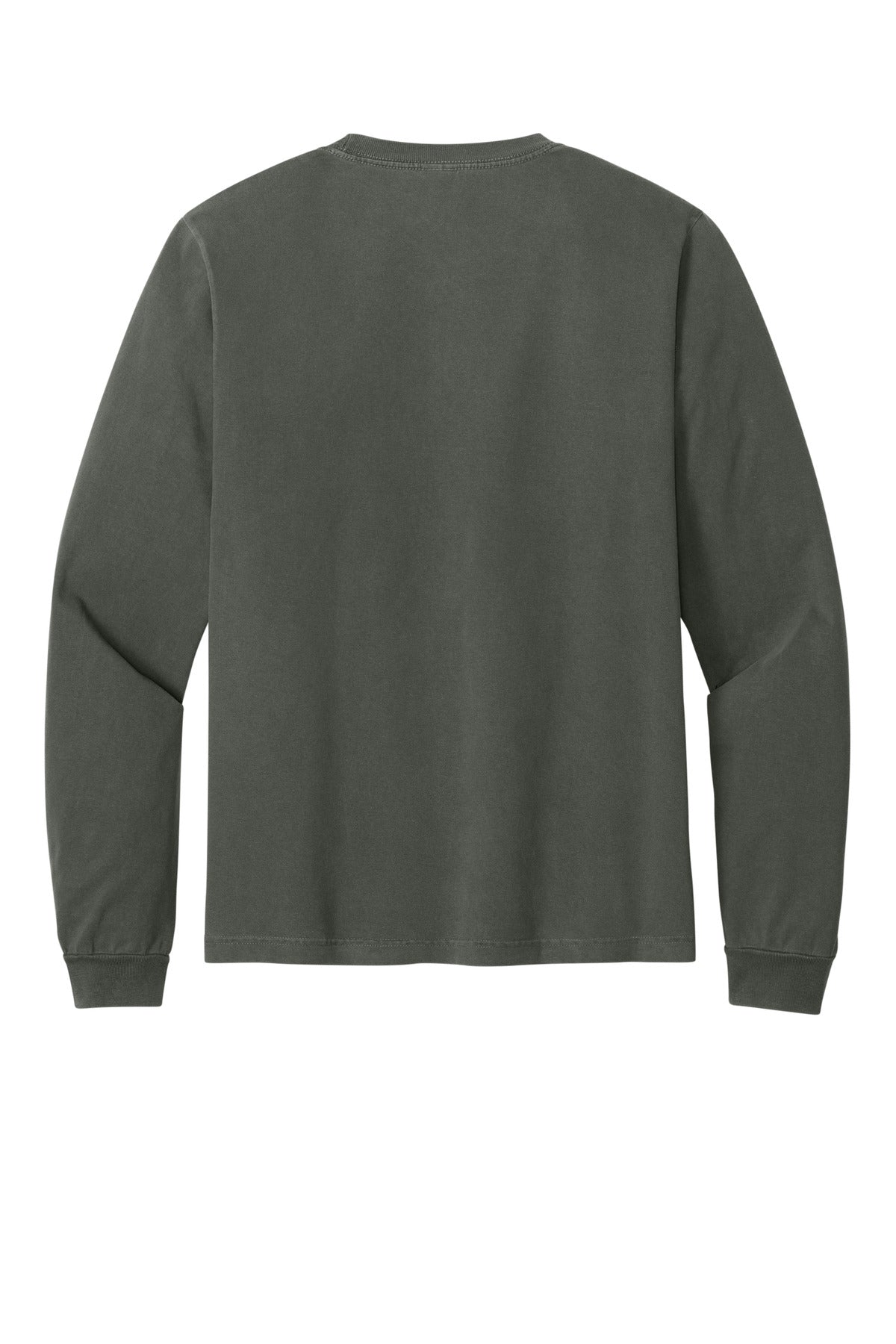 BELLA+CANVAS Unisex Heavyweight Garment-Dyed Long Sleeve Tee - Washed Charcoal