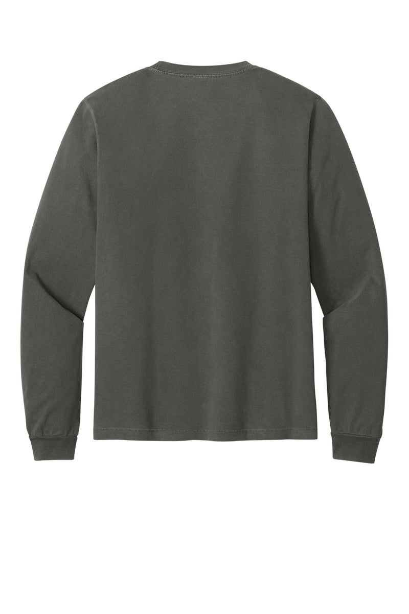 BELLA+CANVAS Unisex Heavyweight Garment-Dyed Long Sleeve Tee - Washed Charcoal