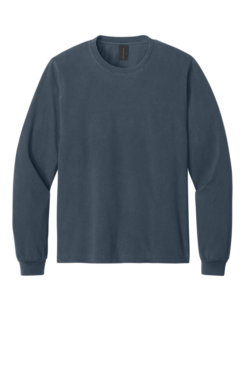 BELLA+CANVAS Unisex Heavyweight Garment-Dyed Long Sleeve Tee - Washed Navy
