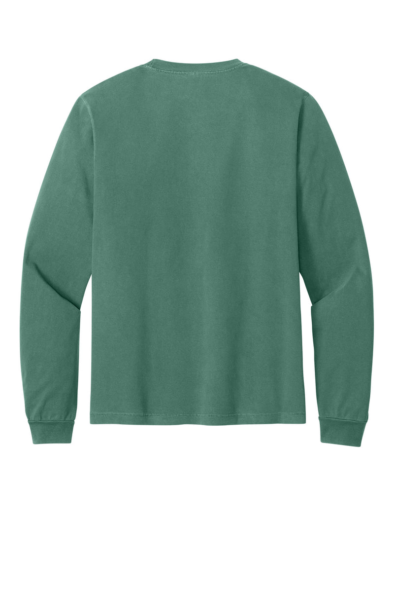 BELLA+CANVAS Unisex Heavyweight Garment-Dyed Long Sleeve Tee - Washed Pine