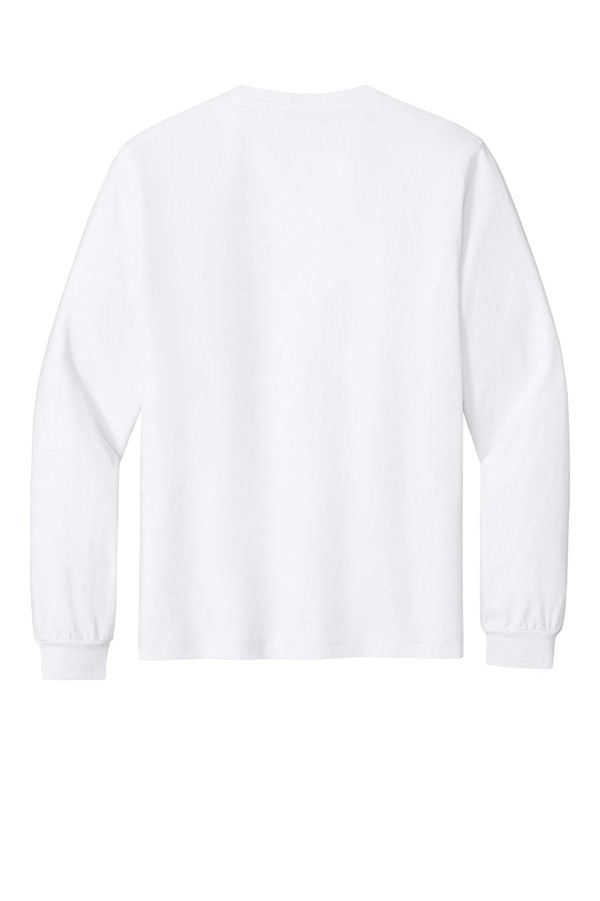 BELLA+CANVAS Unisex Heavyweight Garment-Dyed Long Sleeve Tee - White
