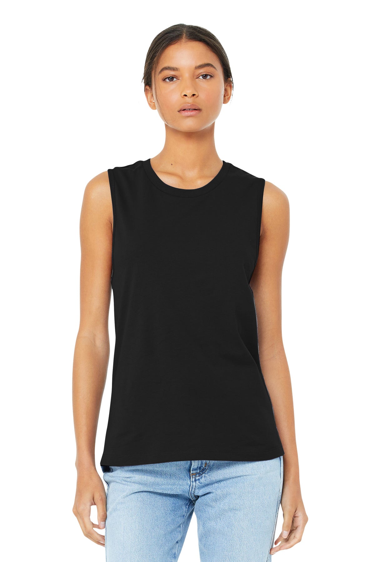 BELLA+CANVAS  Women's Jersey Muscle Tank - Black