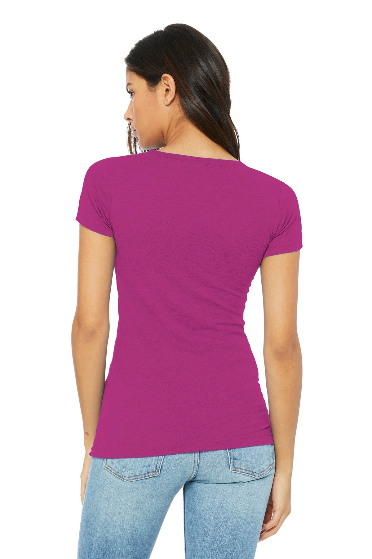 BELLA+CANVAS  Women's Slim Fit Tee - Berry