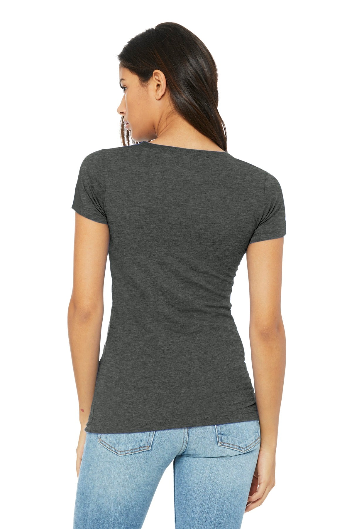 BELLA+CANVAS  Women's Slim Fit Tee - Deep Heather
