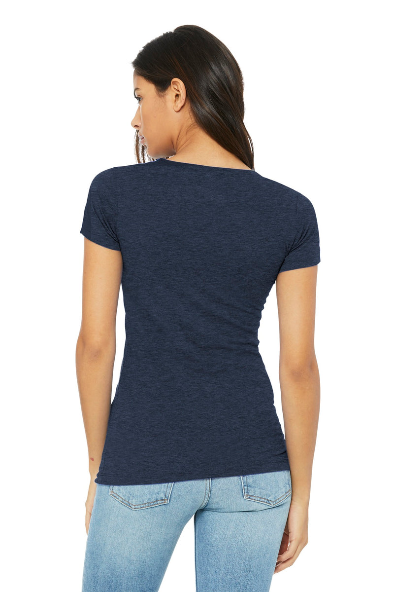 BELLA+CANVAS  Women's Slim Fit Tee - Heather Navy