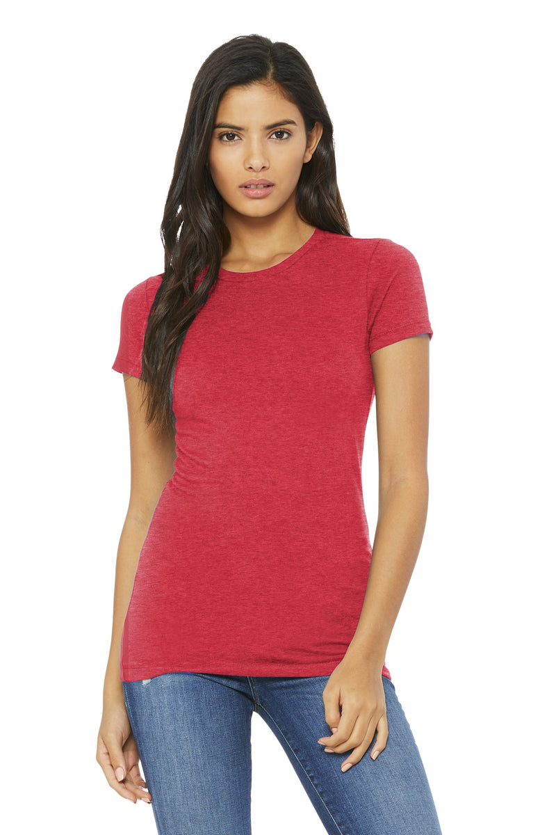 BELLA+CANVAS  Women's Slim Fit Tee - Heather Red