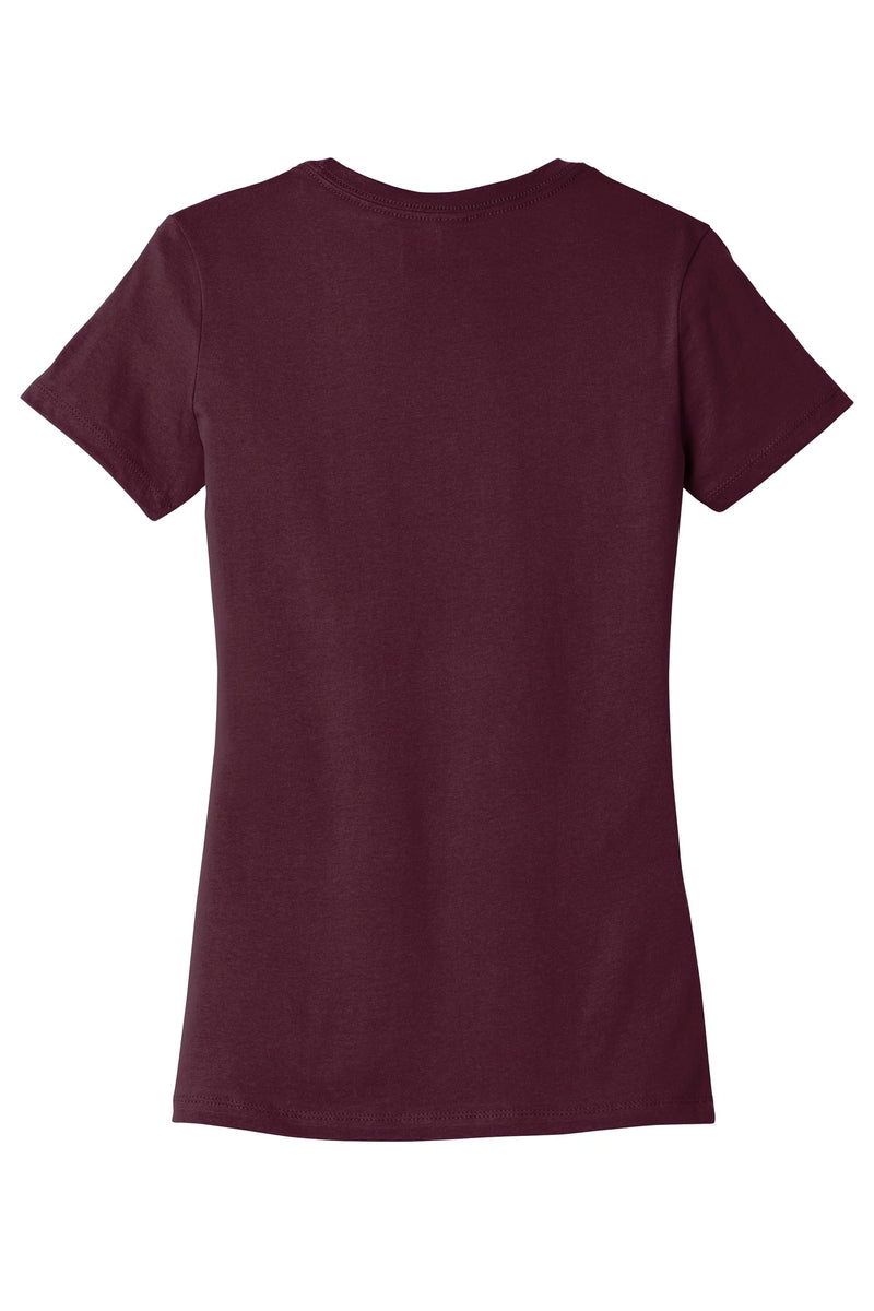 BELLA+CANVAS  Women's Slim Fit Tee - Maroon