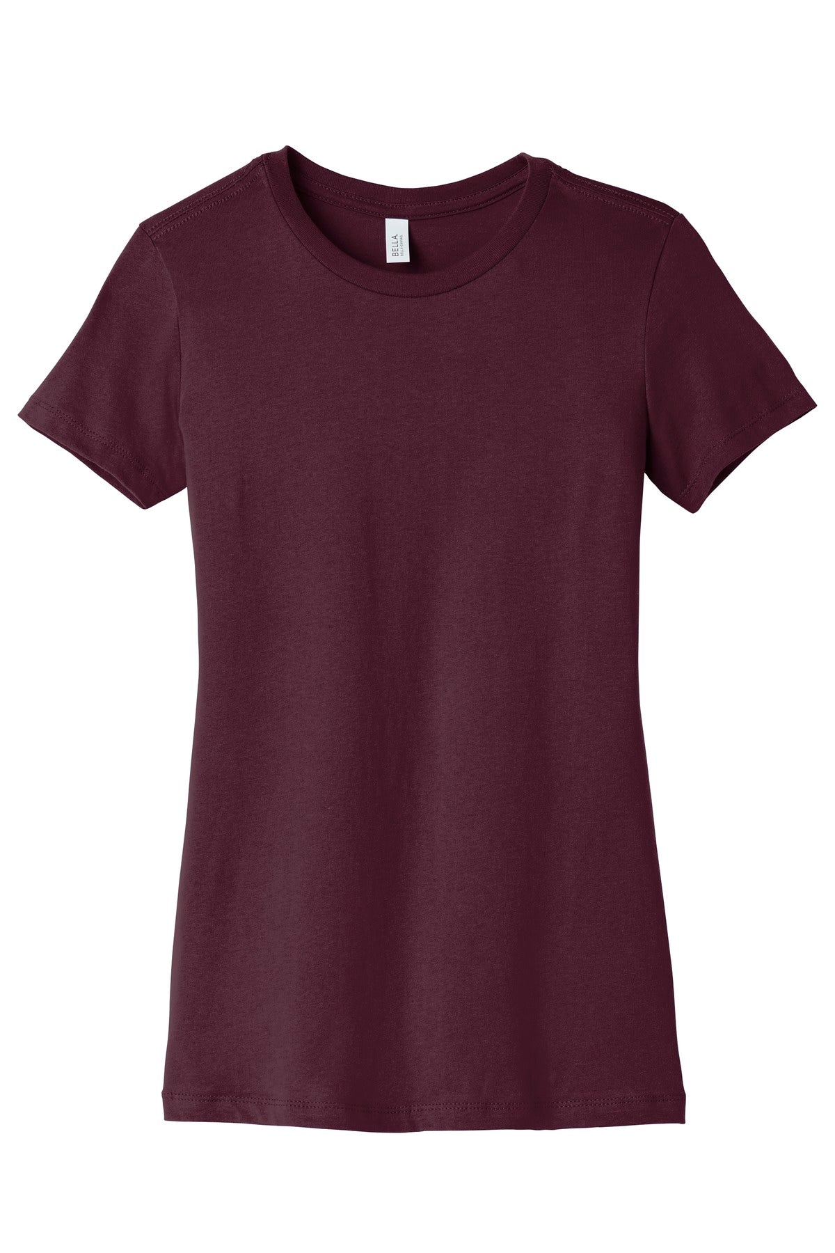 BELLA+CANVAS  Women's Slim Fit Tee - Maroon